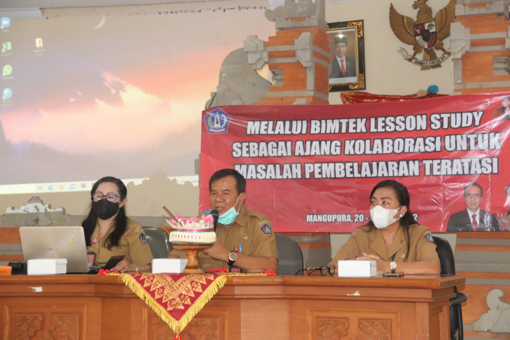 Disdikpora Gelar Bimtek Lesson Study Se-Kabupaten Badung